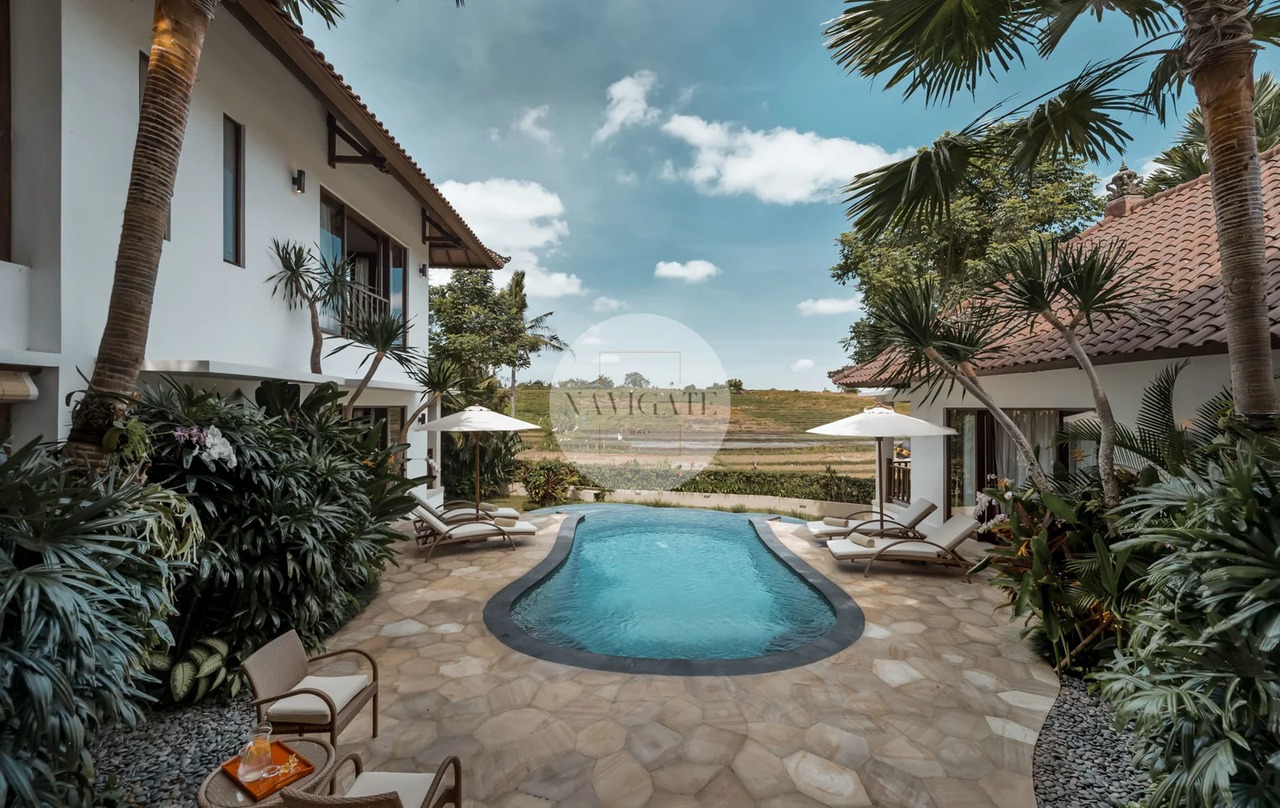 Villa Apple | Ricefield view 3-Br Villa