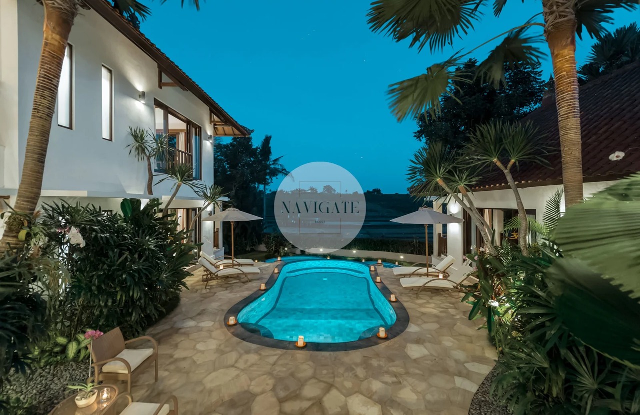 Villa Apple | Ricefield view 3-Br Villa