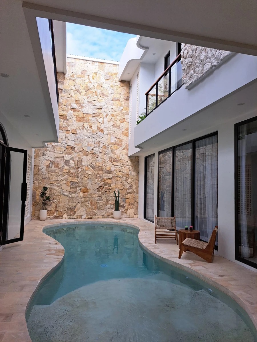 For rent modern design villa in umalas 