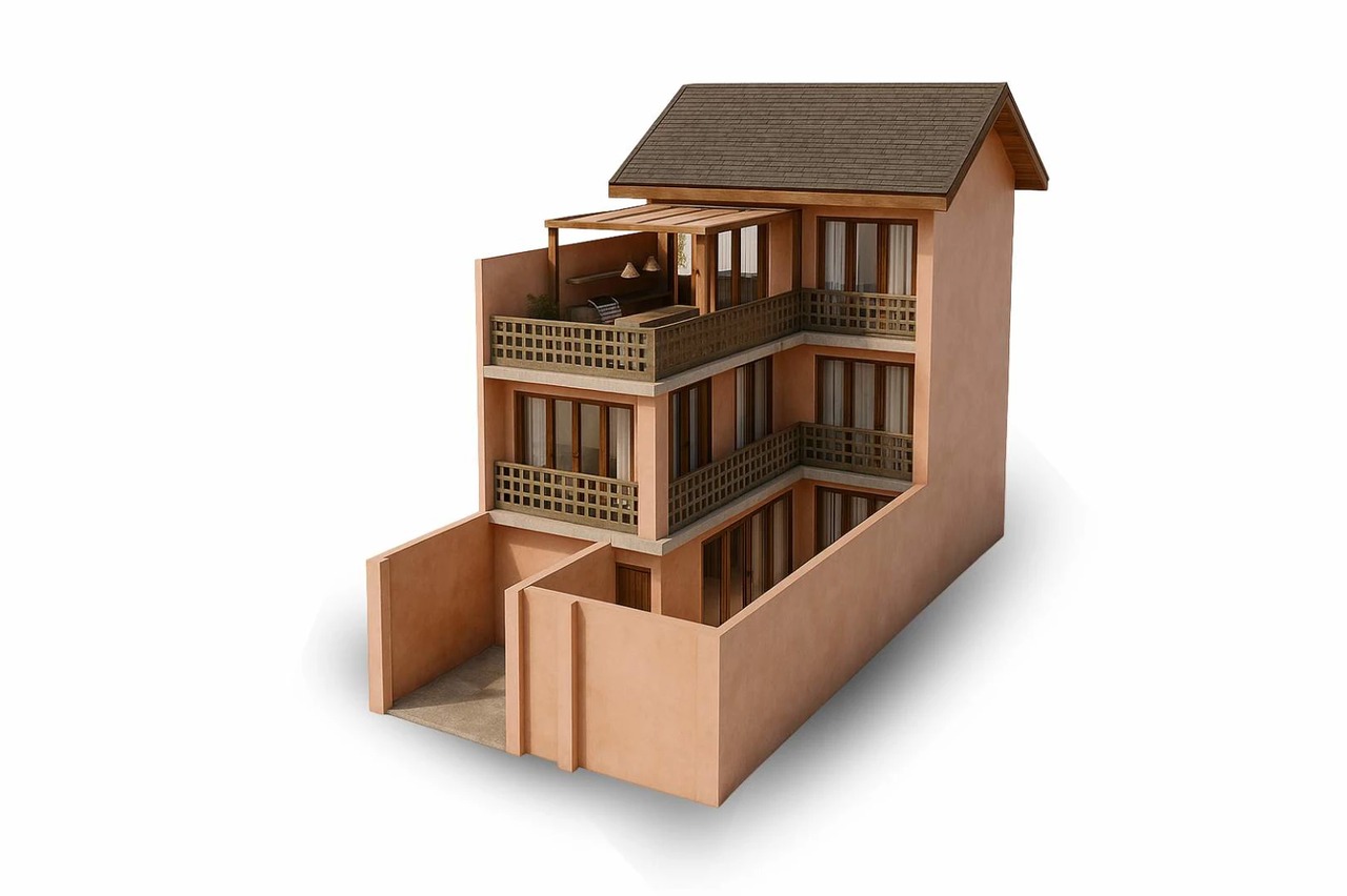FREEHOLD – Twin 3BR Modern Coastal Villa