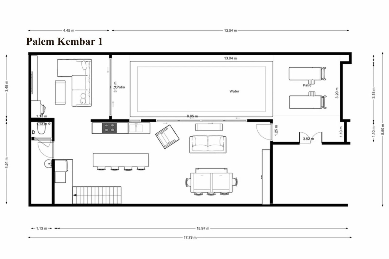 FREEHOLD – Twin 3BR Modern Coastal Villa