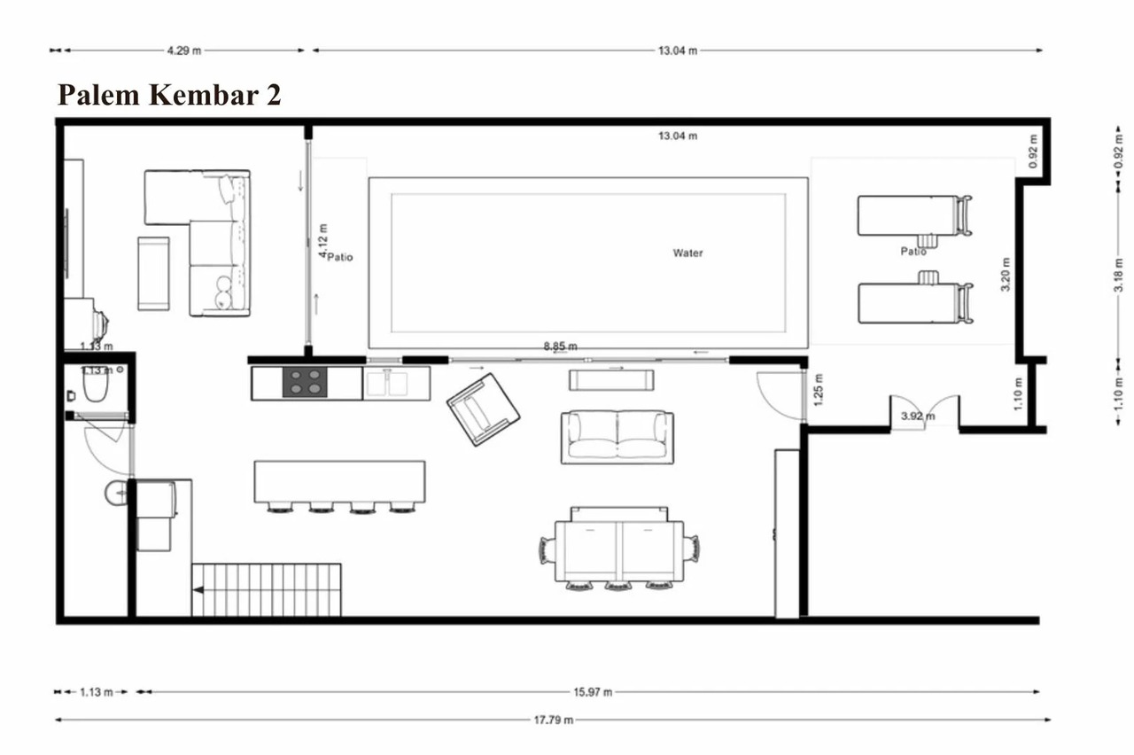 FREEHOLD – Twin 3BR Modern Coastal Villa