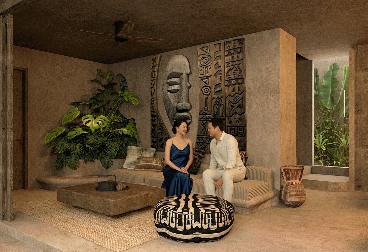 3 Bedroom Afro-Bohemian Villa
