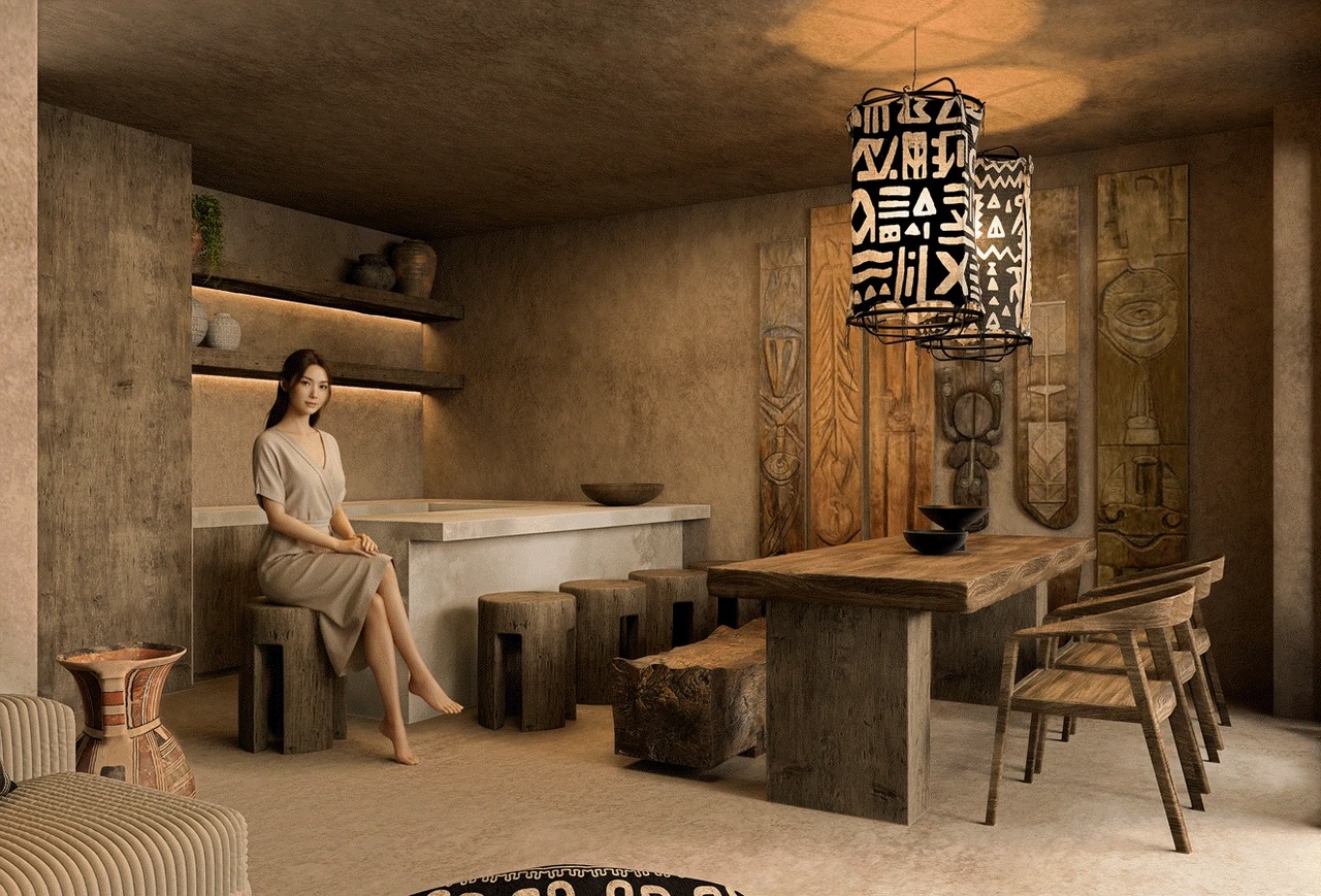 3 Bedroom Afro-Bohemian Villa
