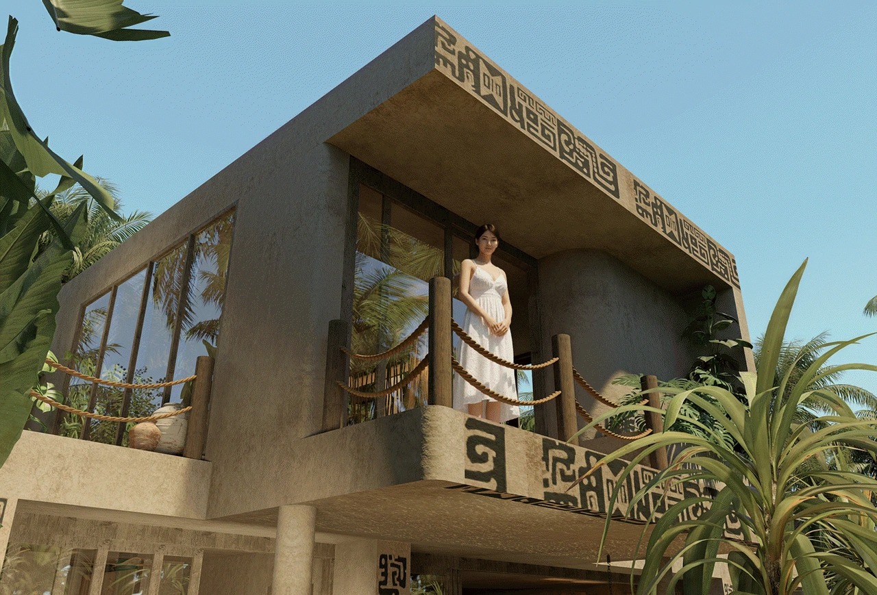 3 Bedroom Afro-Bohemian Villa