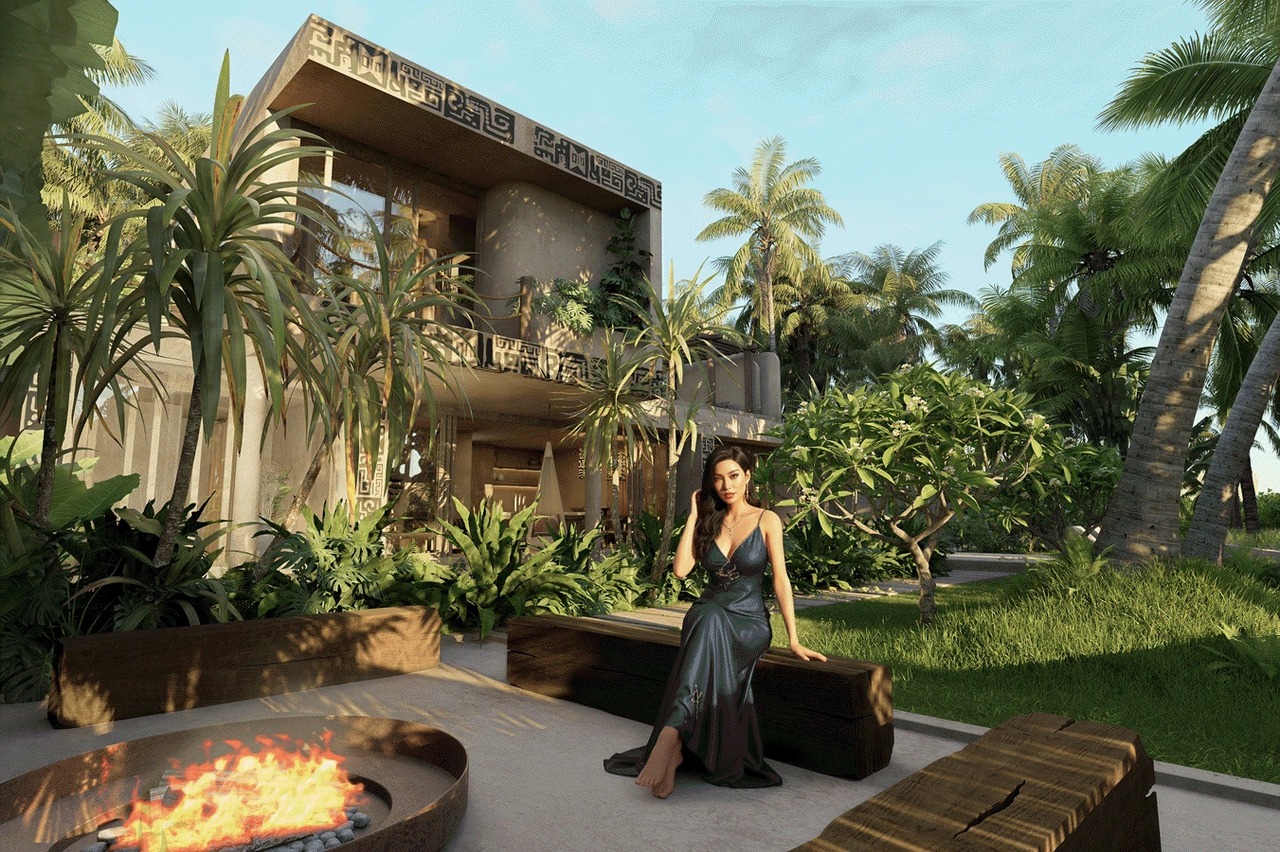 3 Bedroom Afro-Bohemian Villa