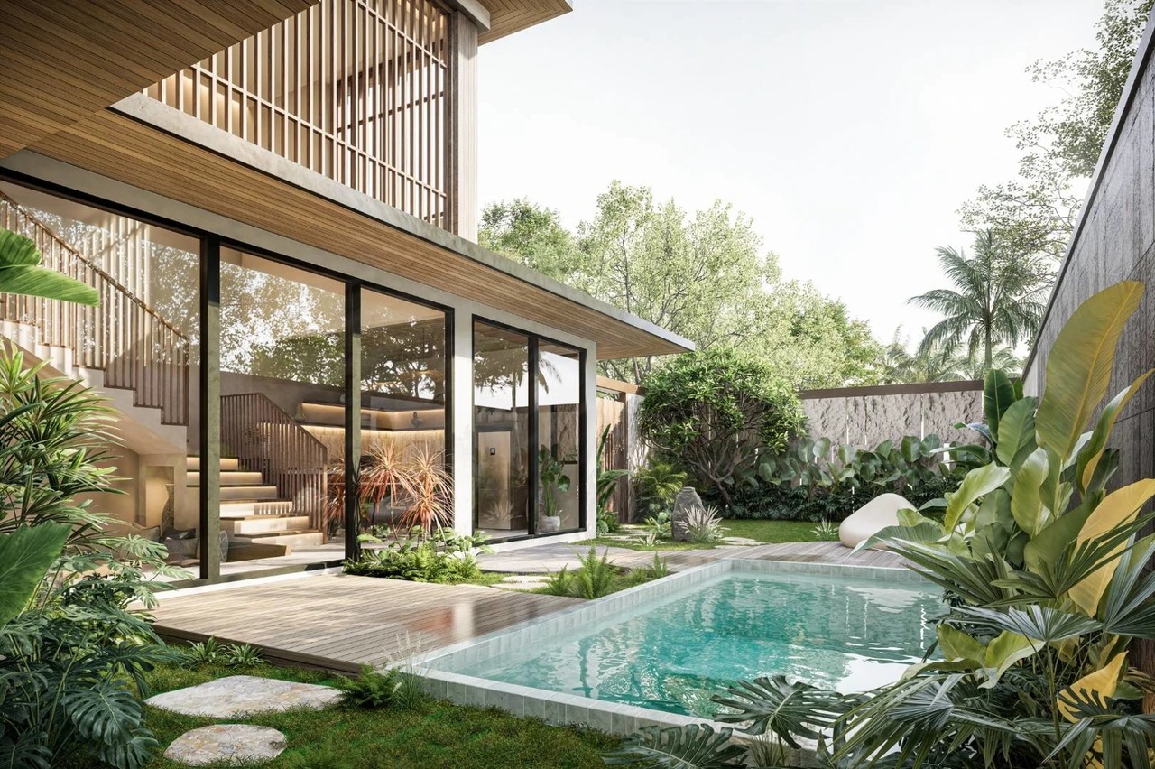 Modern Tropical Villa 3 Bedrooms Kedungu