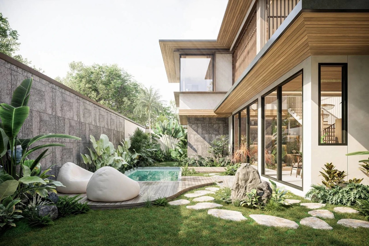 Modern Tropical Villa 3 Bedrooms Kedungu